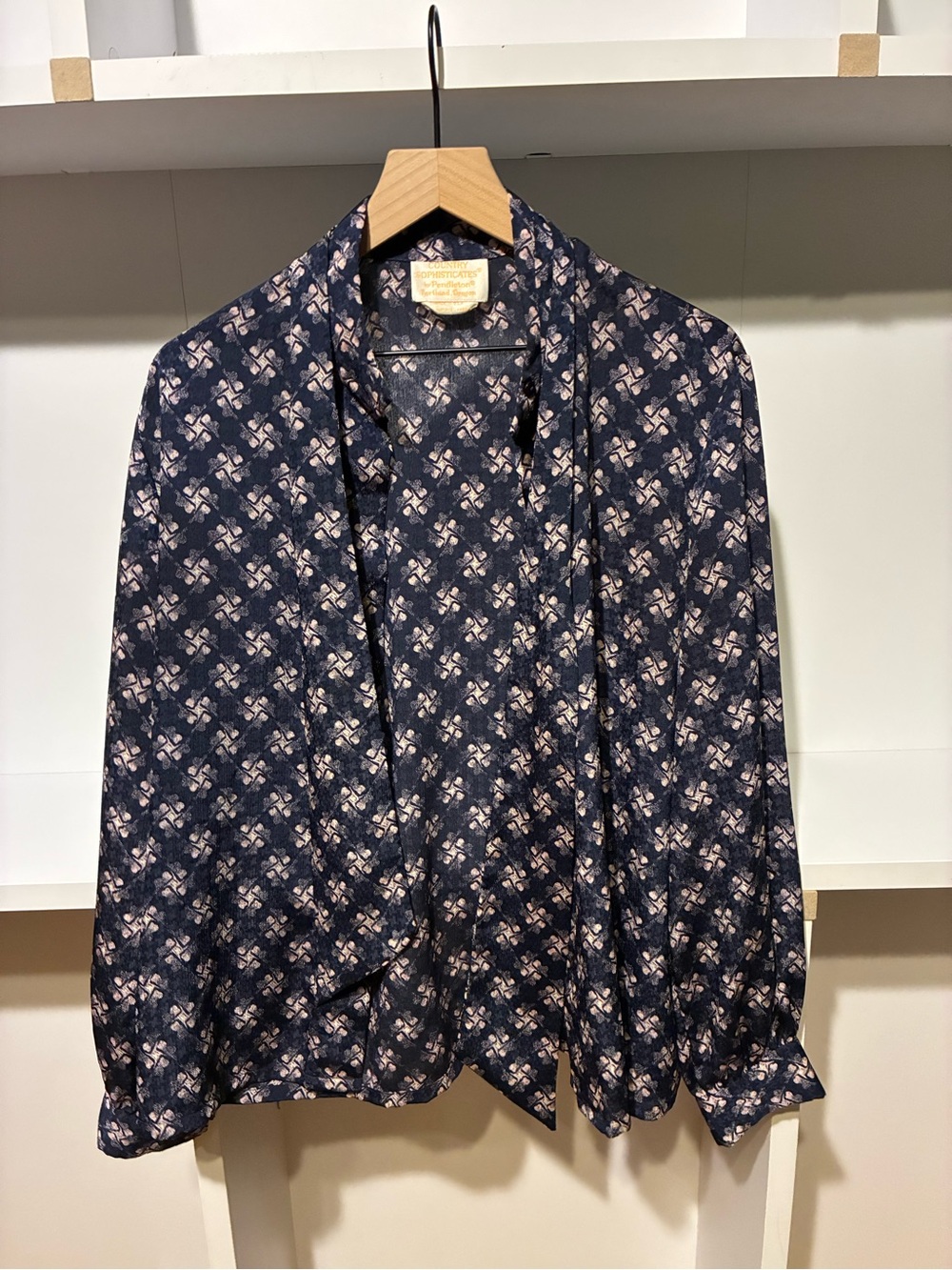 Pendleton Navy Floral Button-Down Shirt